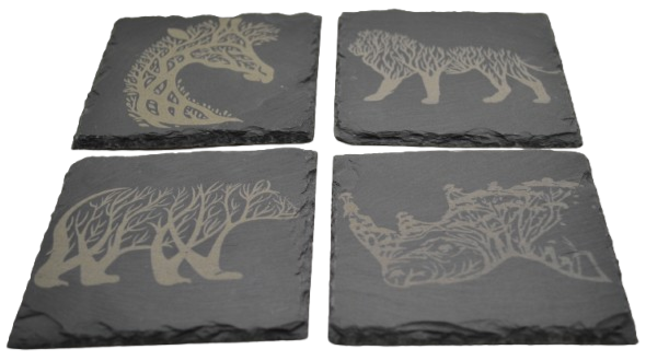 Slate coasters