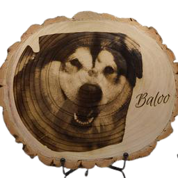 Personalised wood slice