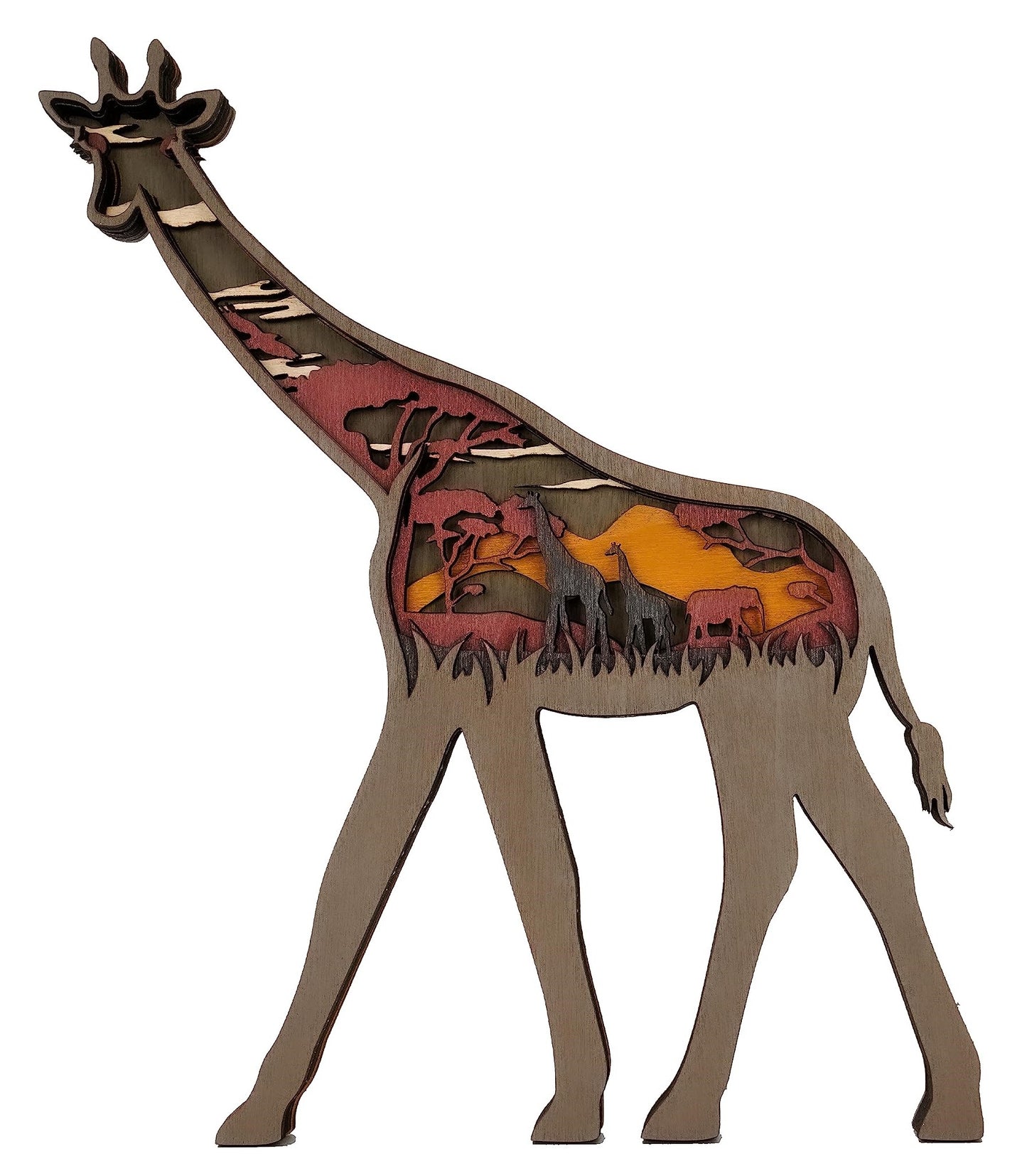 3D Animal Landscape - Giraffe