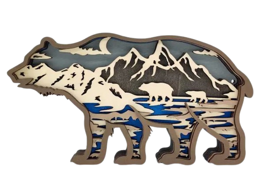 3D Animal Landscape - Polar Bear