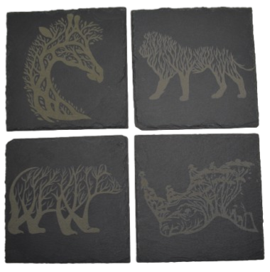 Slate coasters