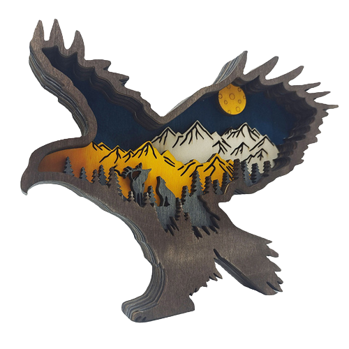 3D Animal Landscape - Eagle